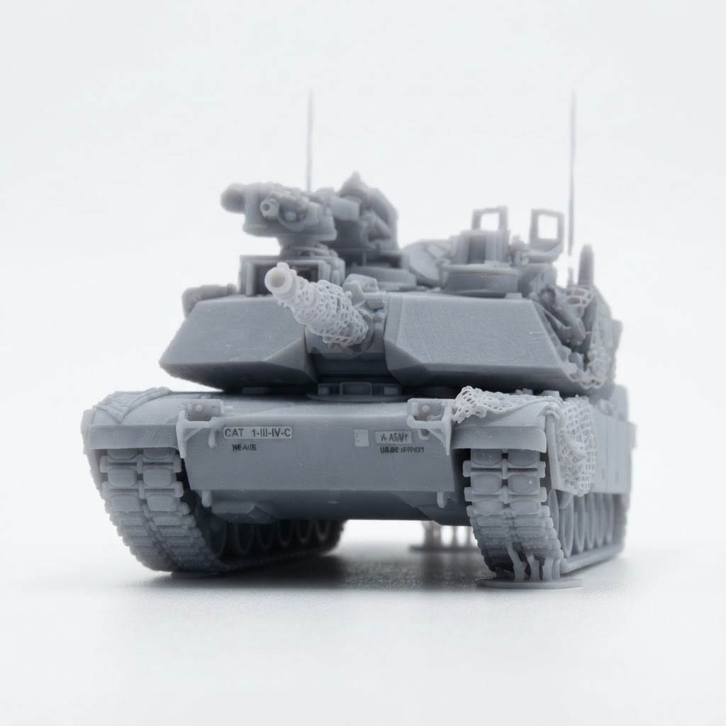 M1 Abrams Tank Model free 3D printable STL