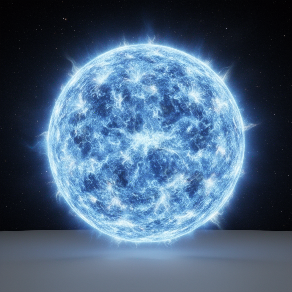 Blue Giant Star Model free 3D printable STL