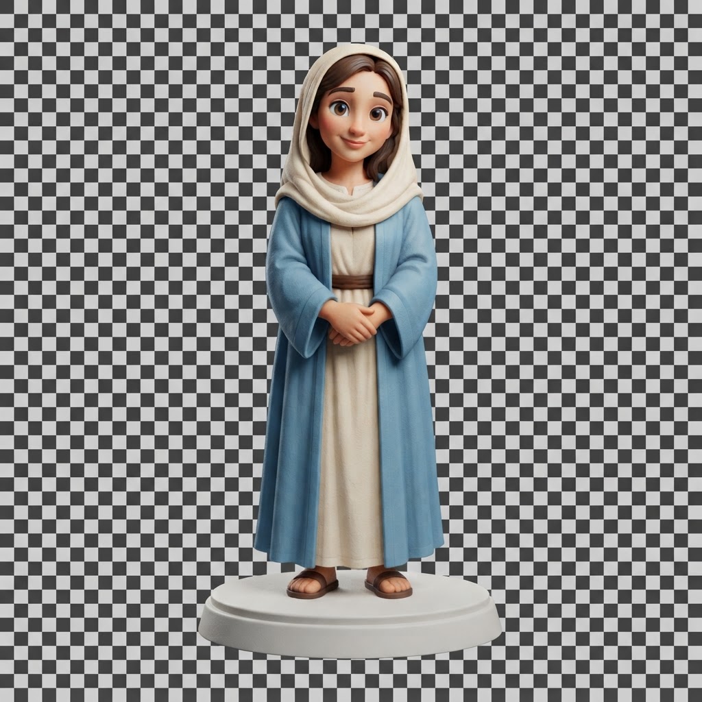 Mary Figurine free 3D printable STL