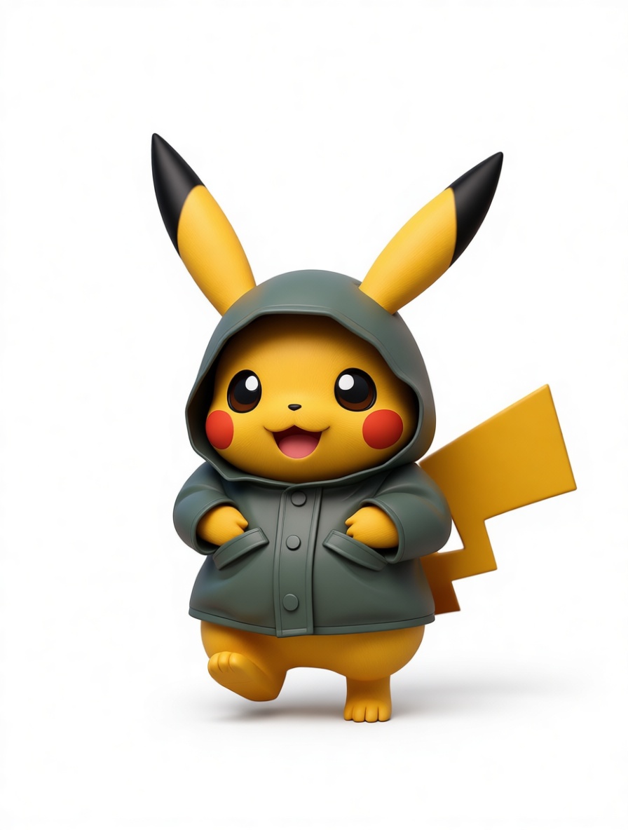 Pikachu Figurine Hoodie free 3D printable STL