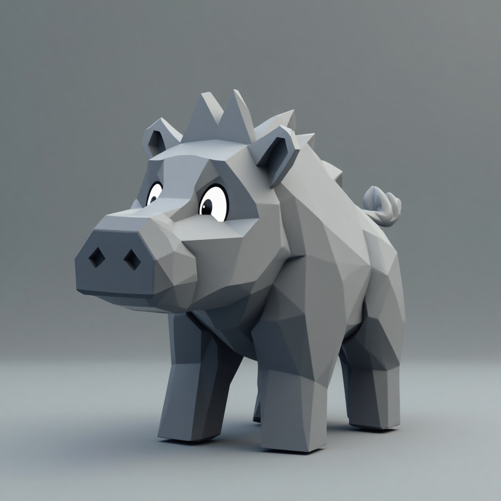Wild Boar Figurine free 3D printable STL