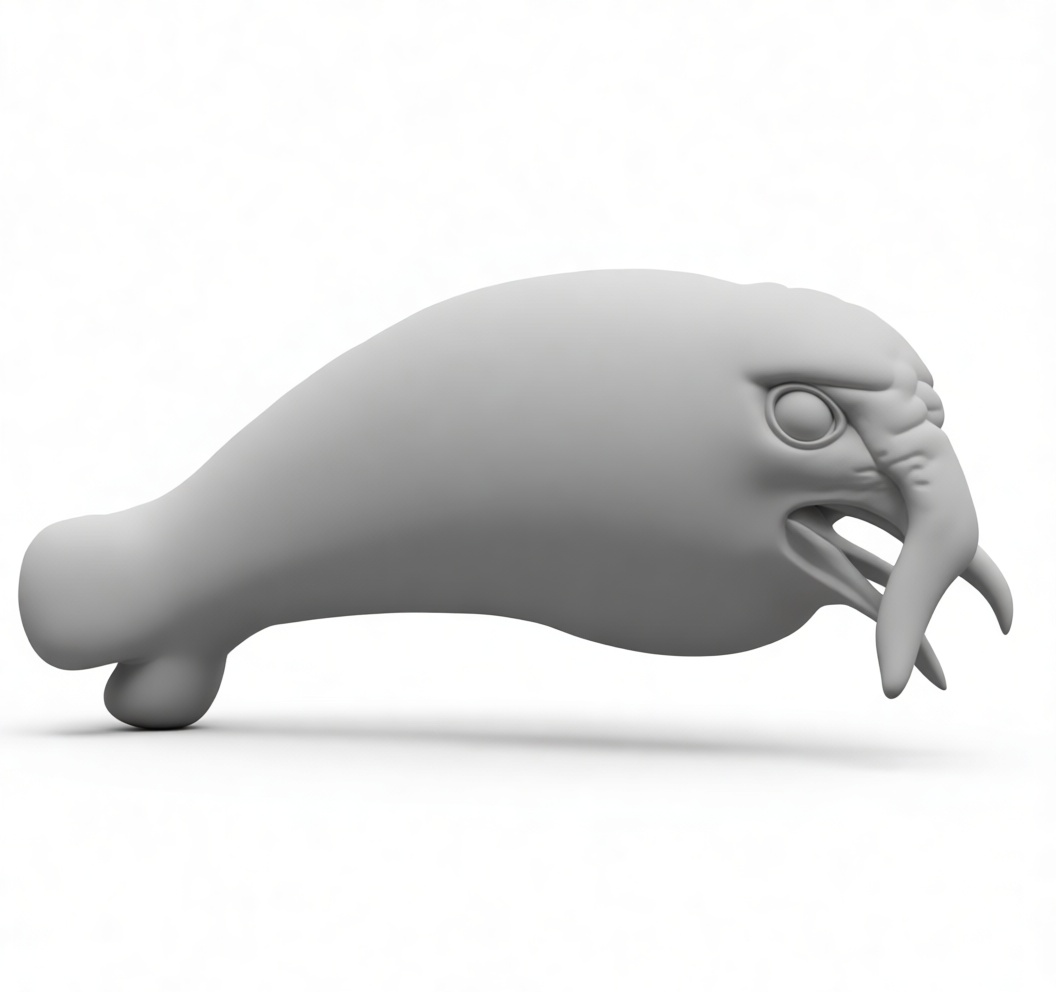 Harpy Eagle Head Miniature free 3D printable STL