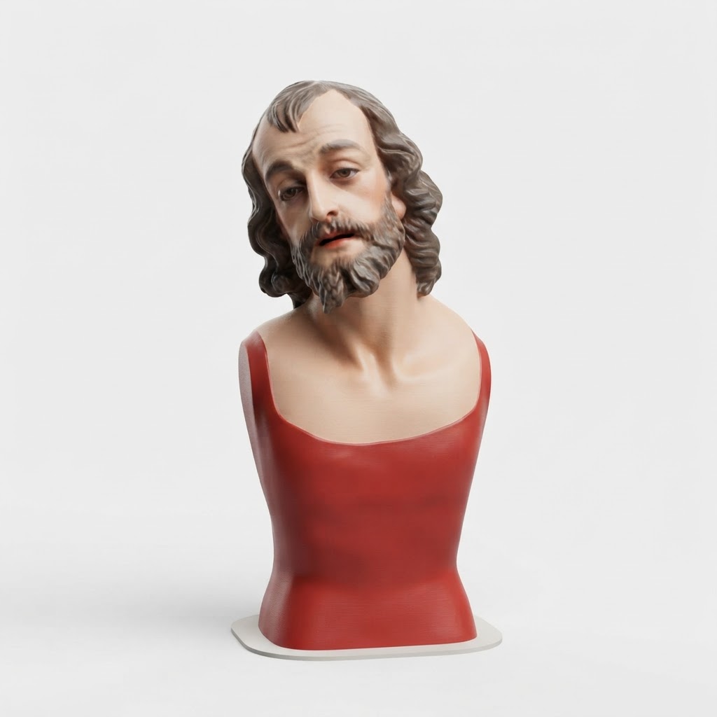 Jesus Christ Bust free 3D printable STL