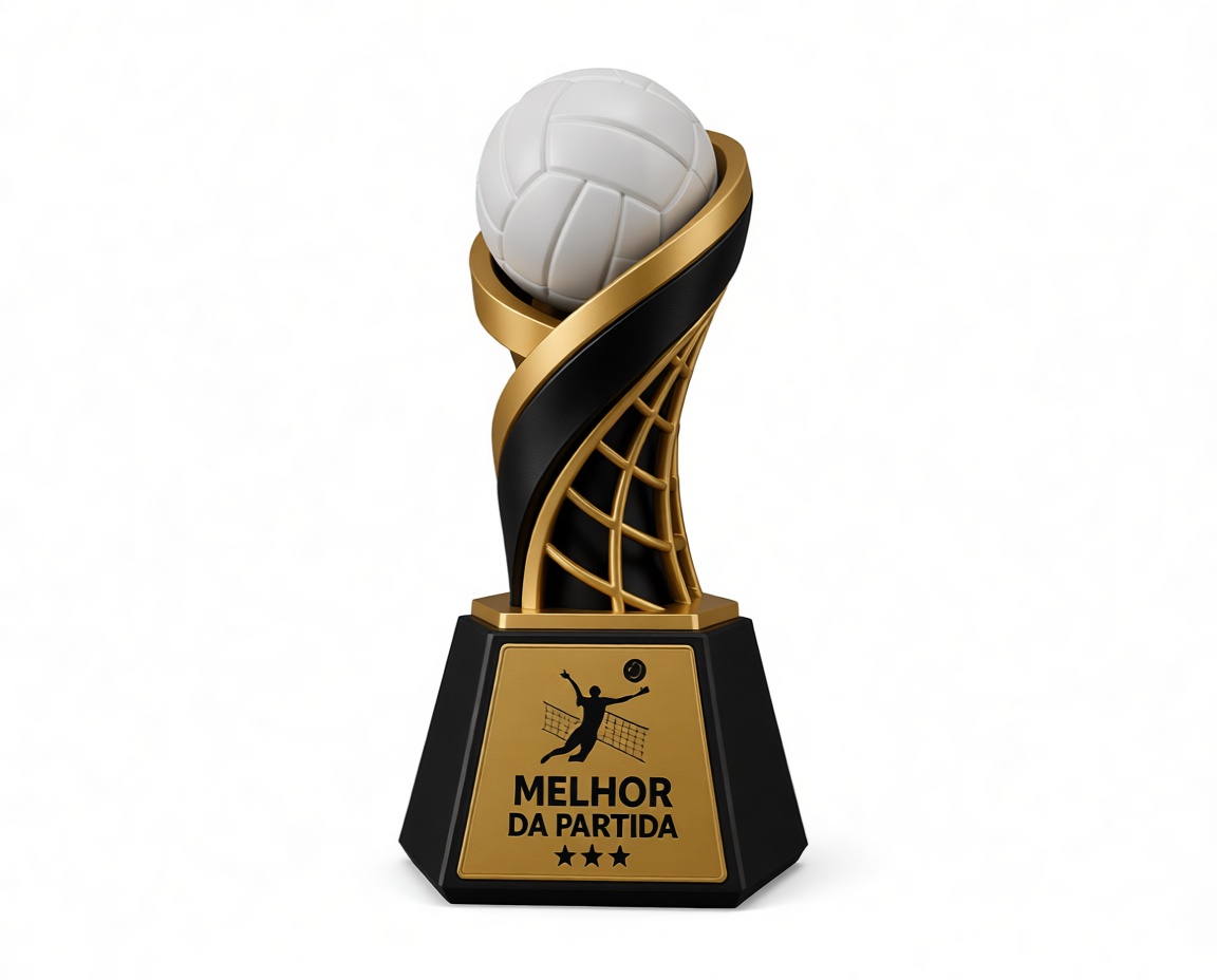 Volleyball Trophy Figurine free 3D printable STL