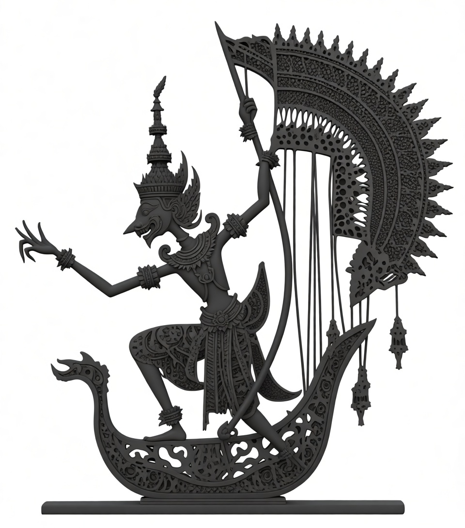 Wayang Kulit Puppet Model free 3D printable STL