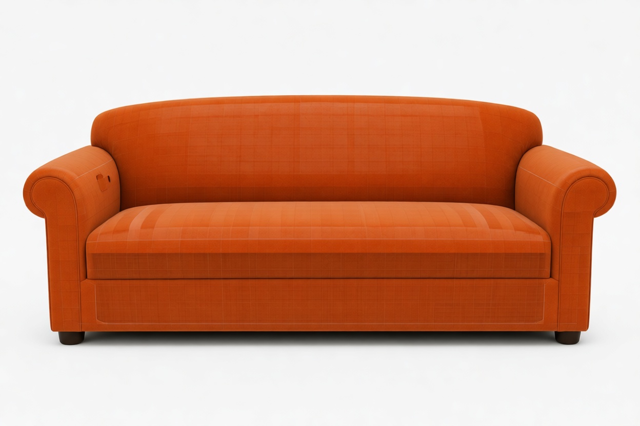 Orange Couch Model free 3D printable STL