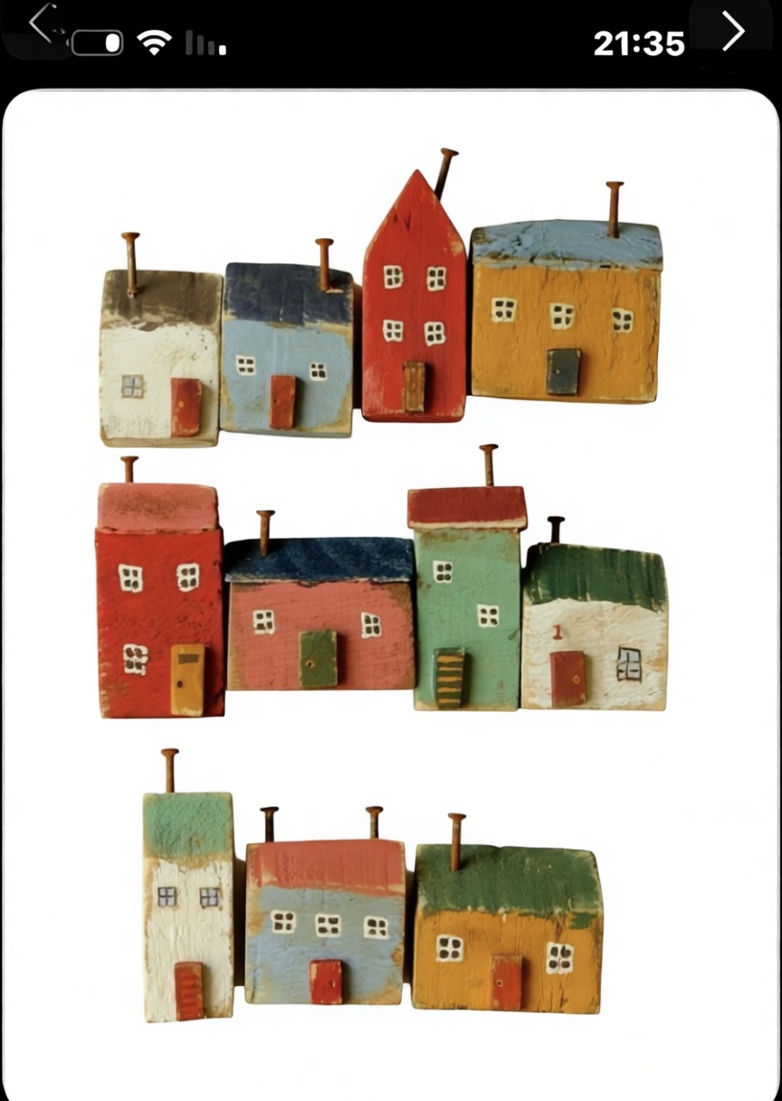 Rustic Village House Miniatures free 3D printable STL
