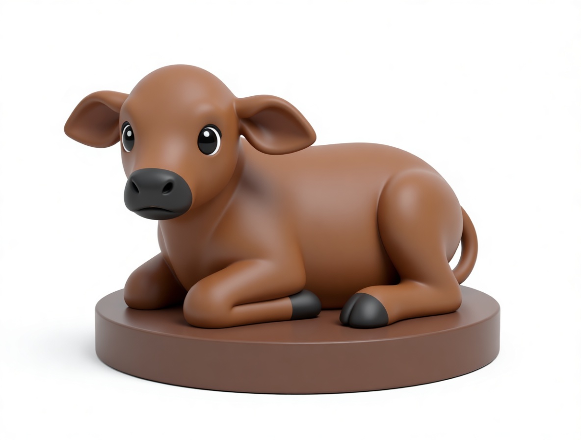 Calf Figurine free 3D printable STL