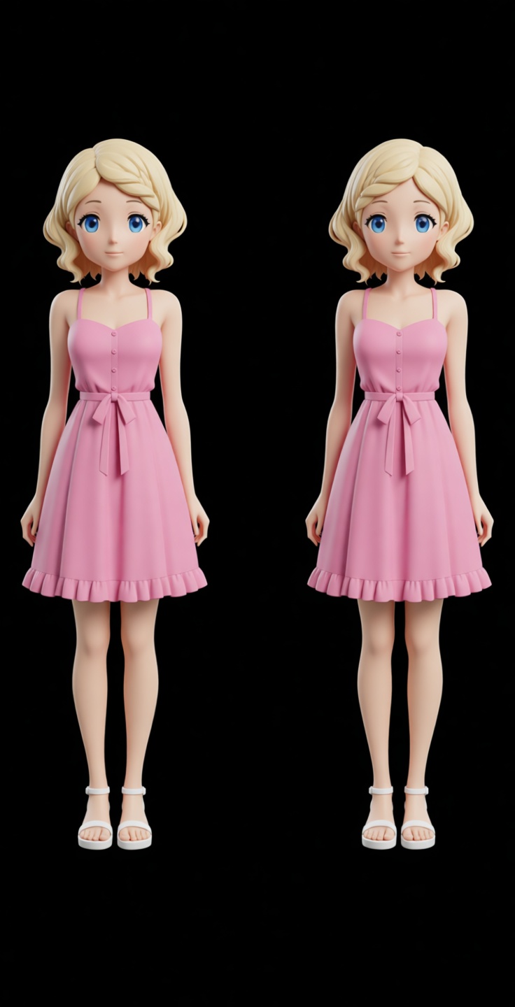 Anime Girl Figurine - Free 3D Printable STL File