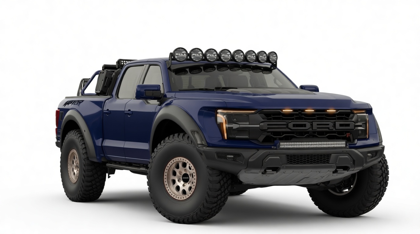 Ford Raptor Pickup Model free 3D printable STL