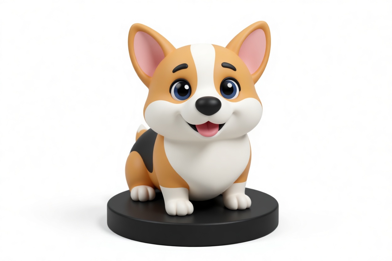 Corgi Dog Figurine free 3D printable STL
