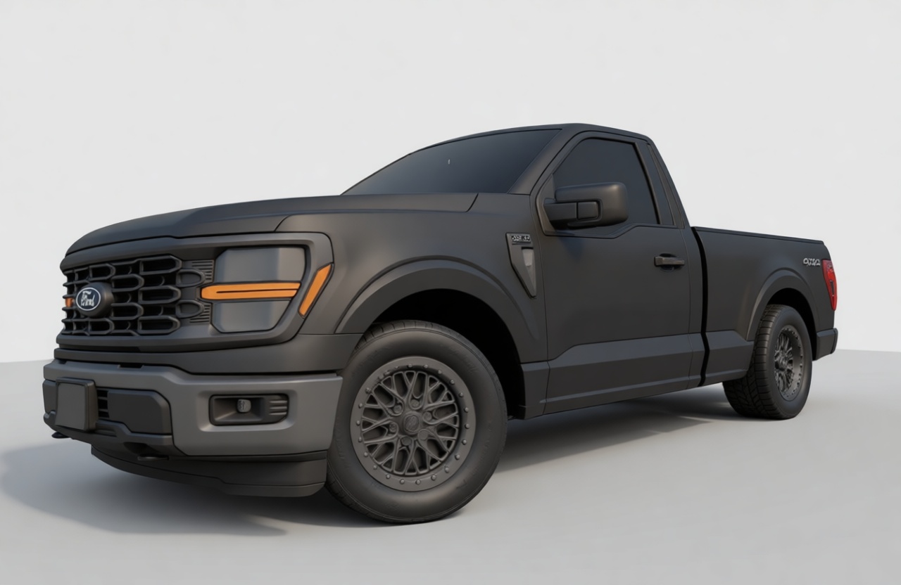 Ford F-150 Pickup Model free 3D printable STL