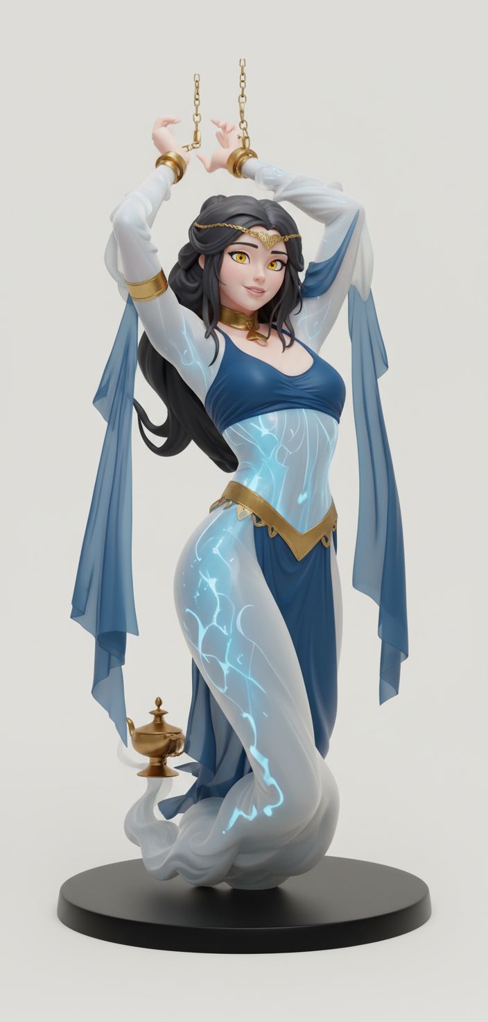 Jasmine Genie Figure free 3D printable STL