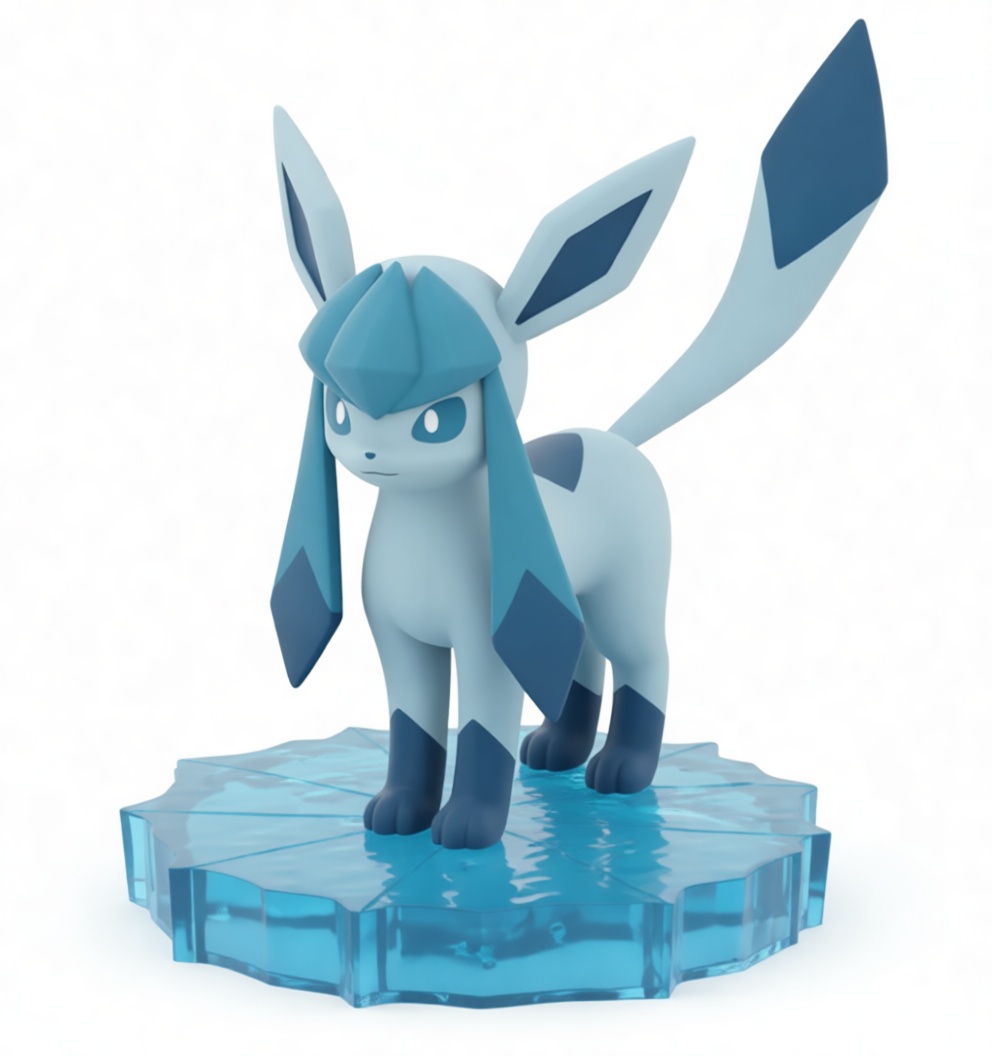 Glaceon Figurine free 3D printable STL