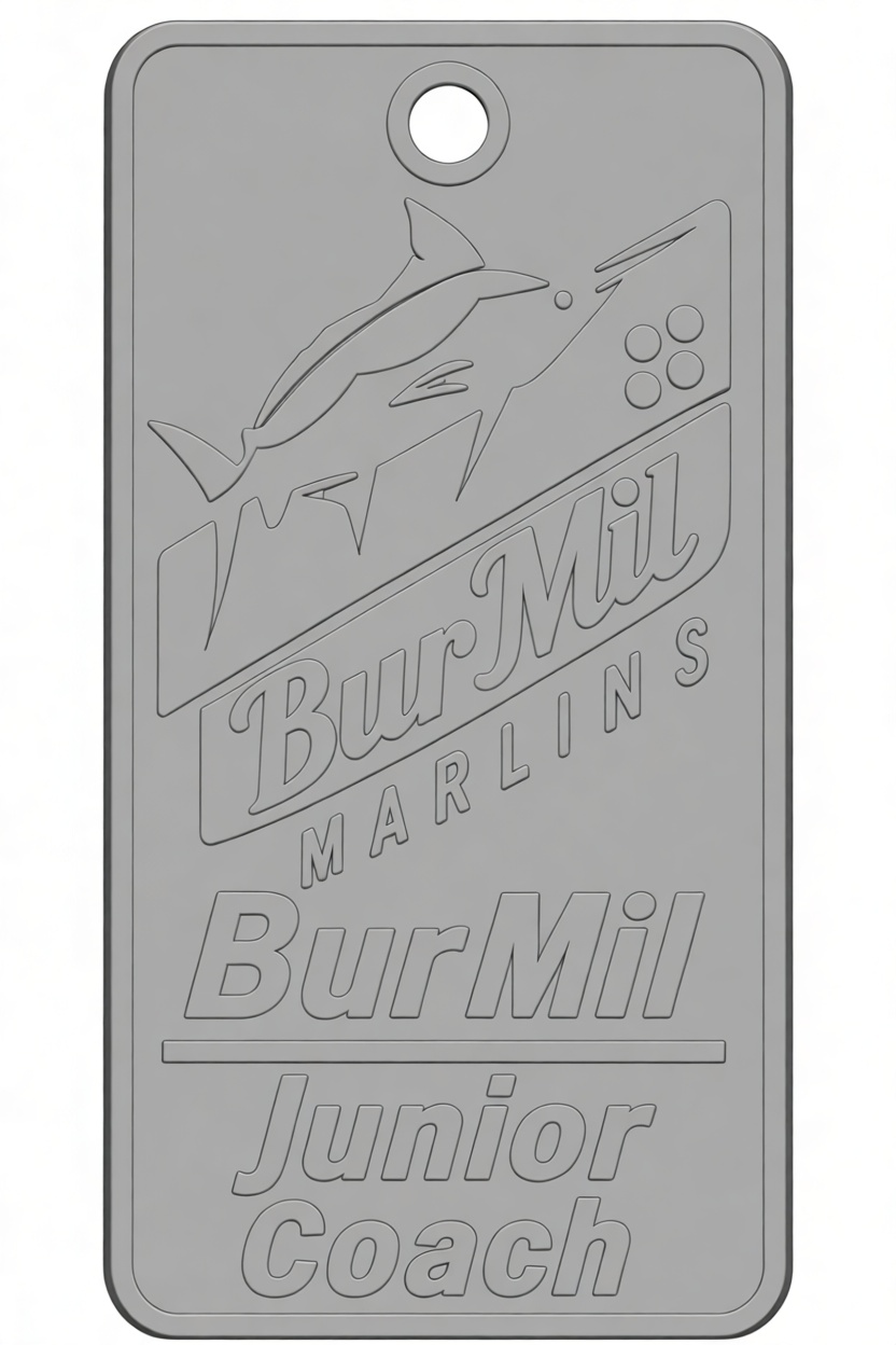 BurMil Marlins Tag free 3D printable STL