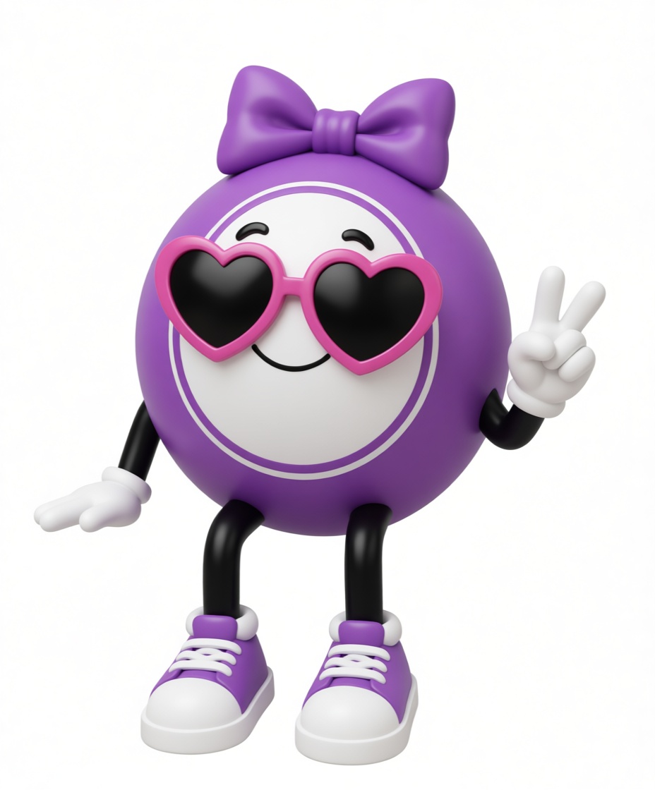 Purple M&M Figurine free 3D printable STL