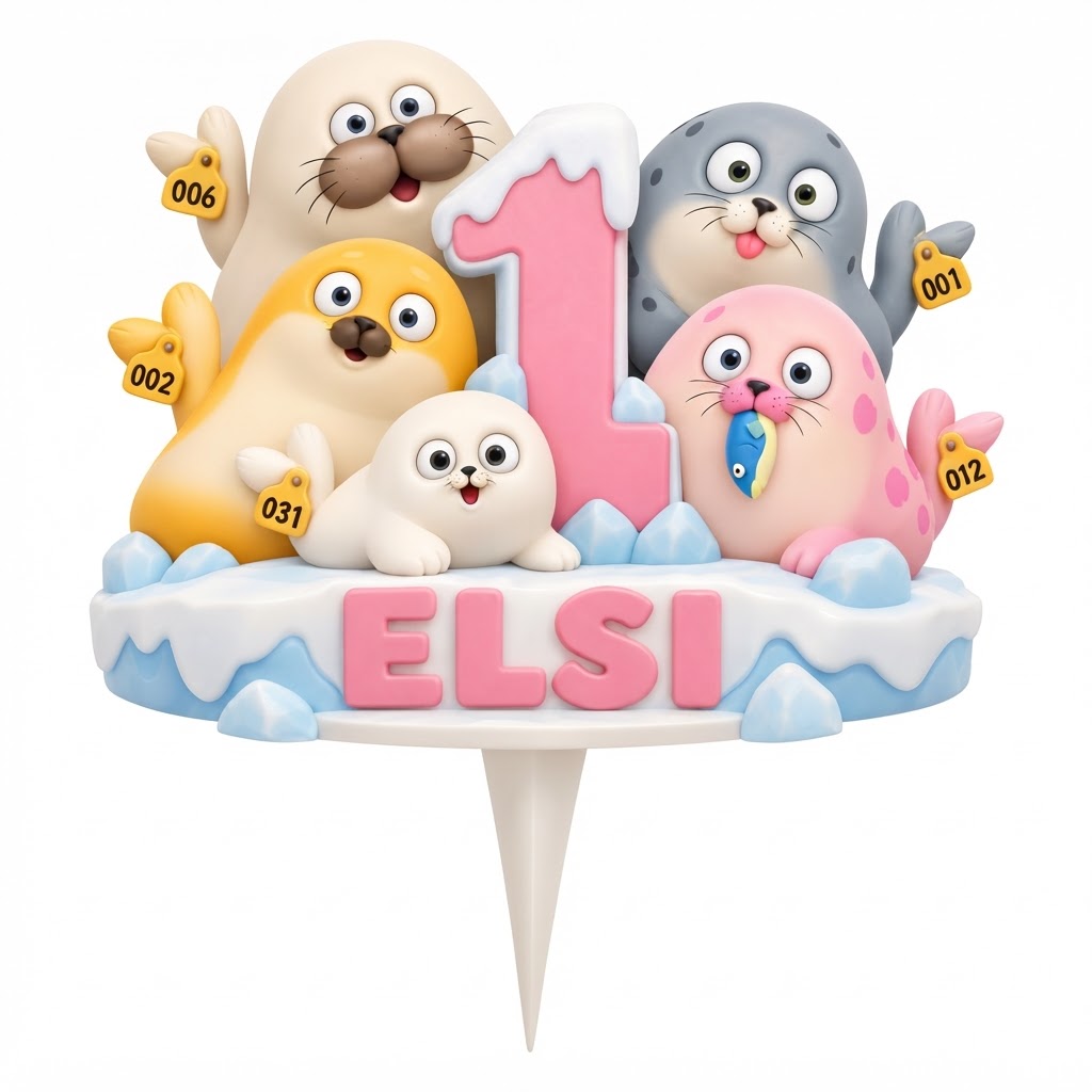 Seal Cartoon Figurines free 3D printable STL