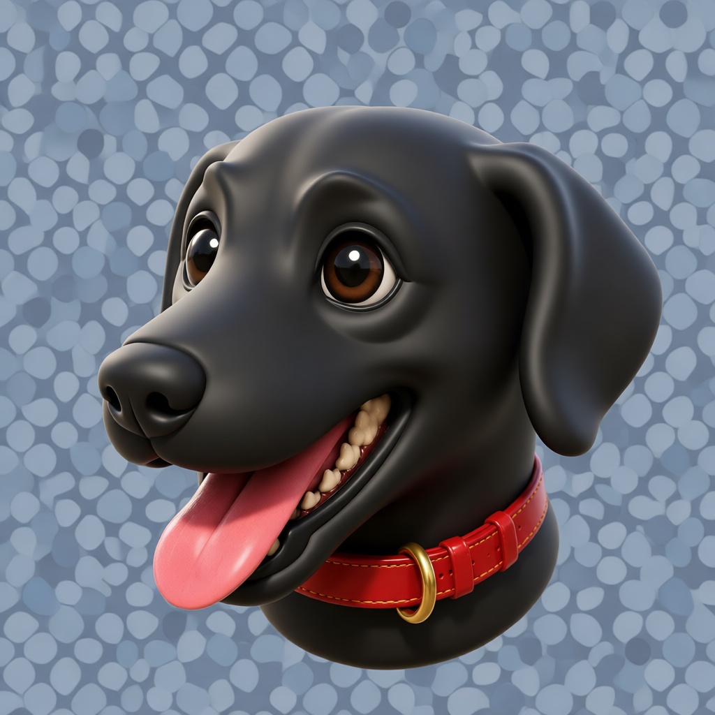Black Labrador Retriever Bust free 3D printable STL