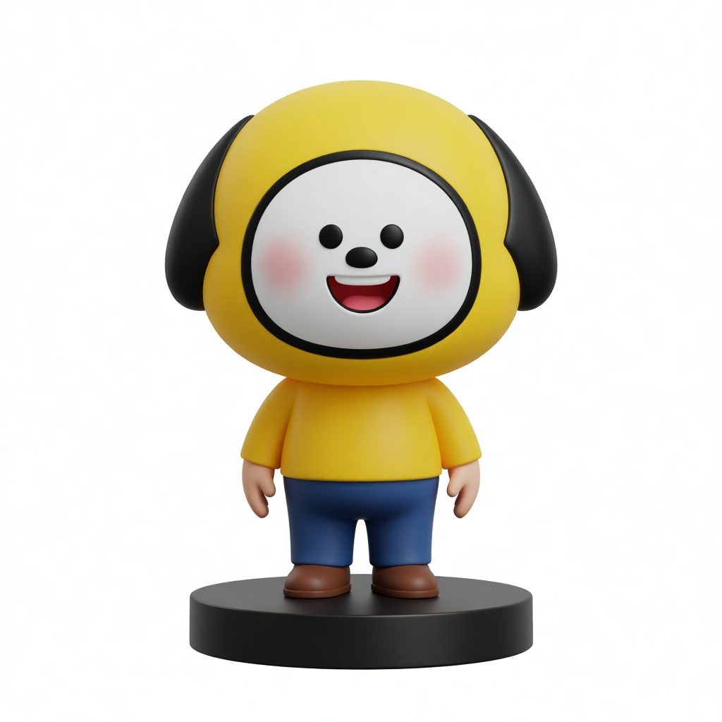 Chimmy BT21 Figurine free 3D printable STL
