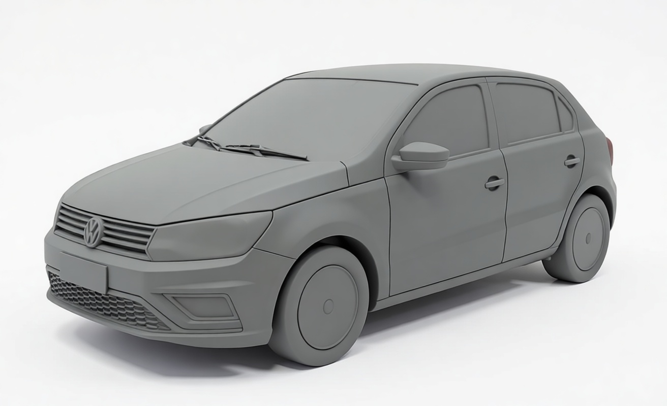 Volkswagen Polo Model free 3D printable STL