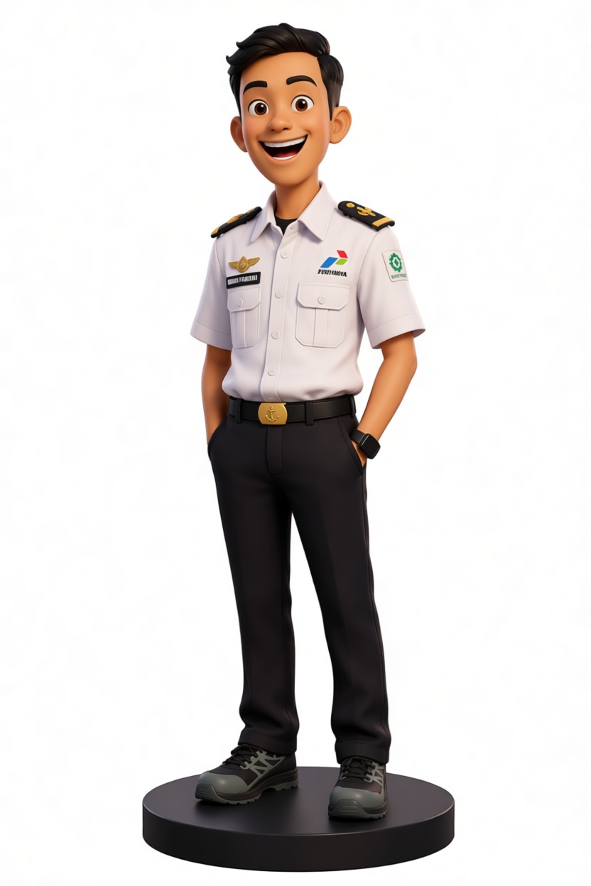 Navy Officer Figurine free 3D printable STL