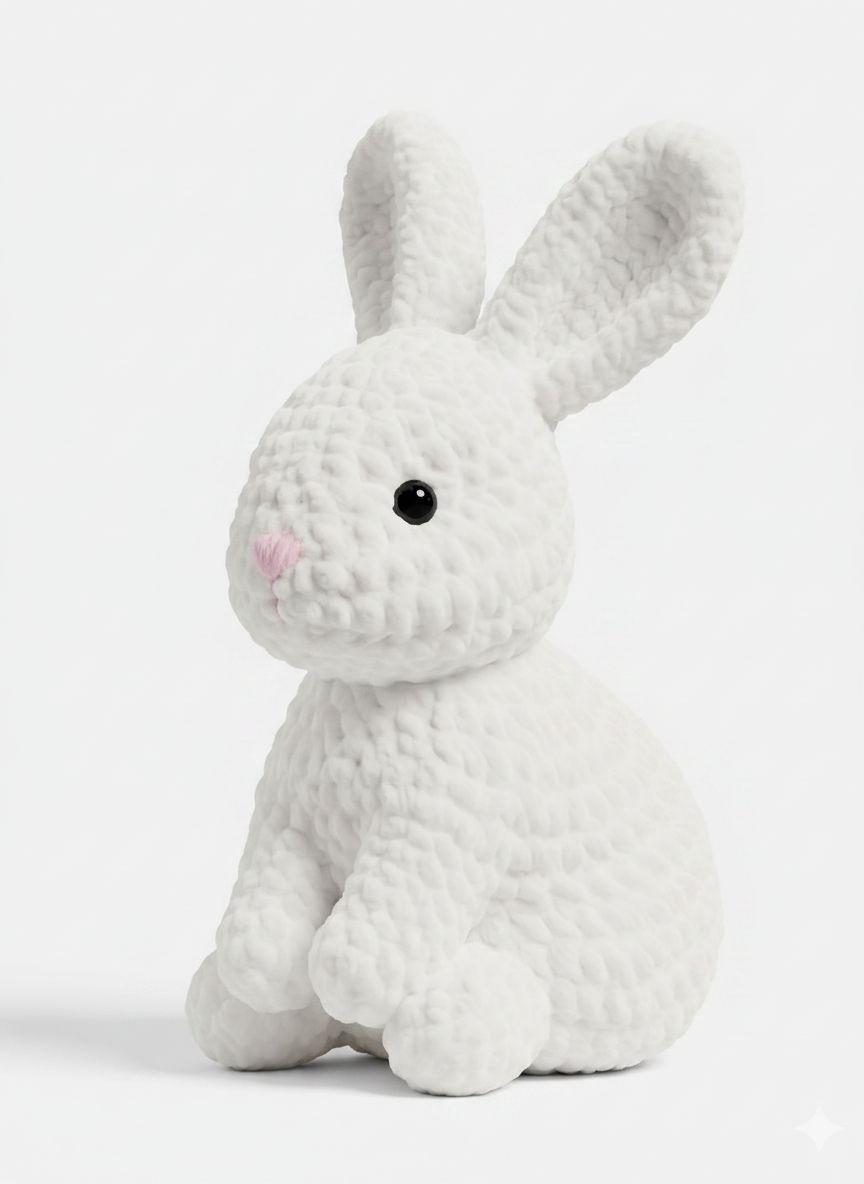 Crochet Bunny Figurine free 3D printable STL