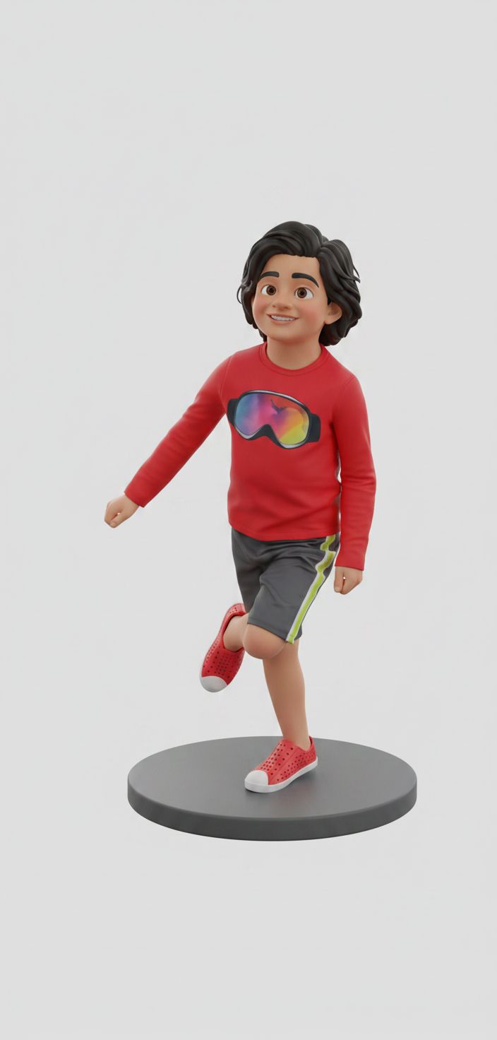 Happy Boy Figurine free 3D printable STL