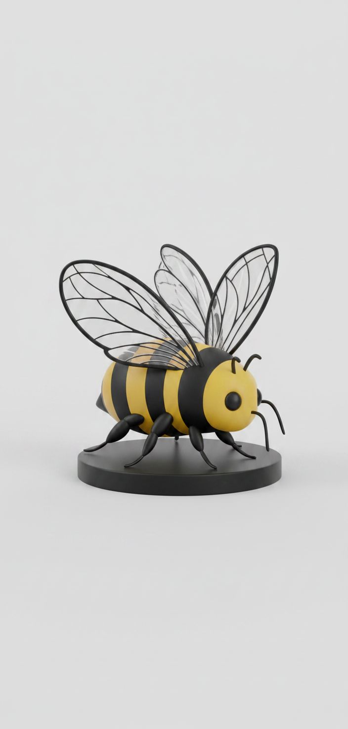 Honey Bee Figurine free 3D printable STL