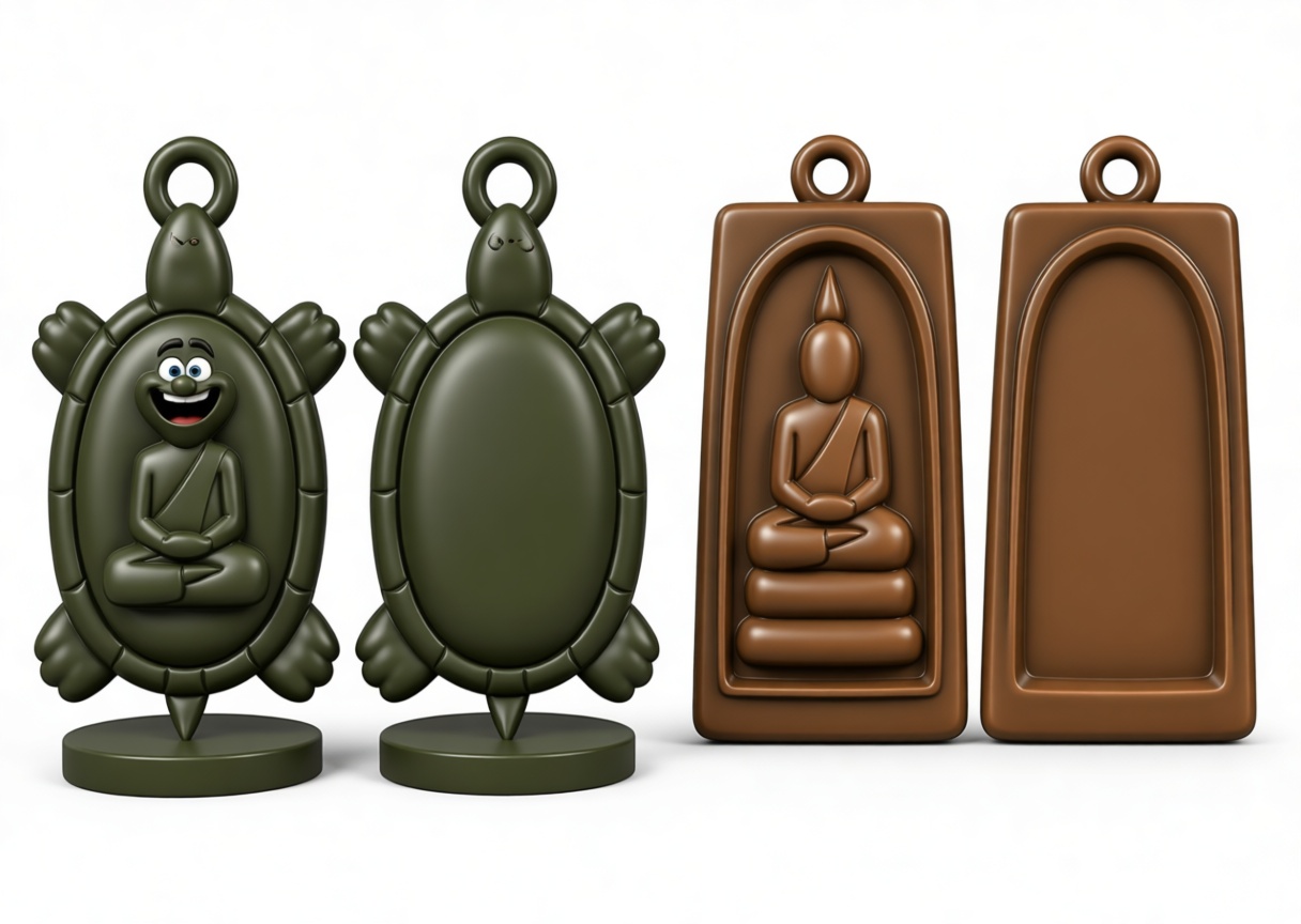 Meditating Buddha Amulet free 3D printable STL