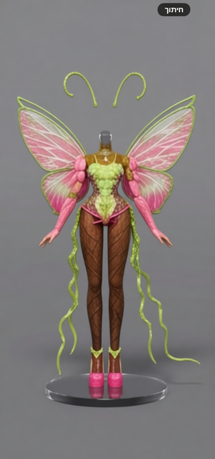 Fairy Costume Figurine free 3D printable STL