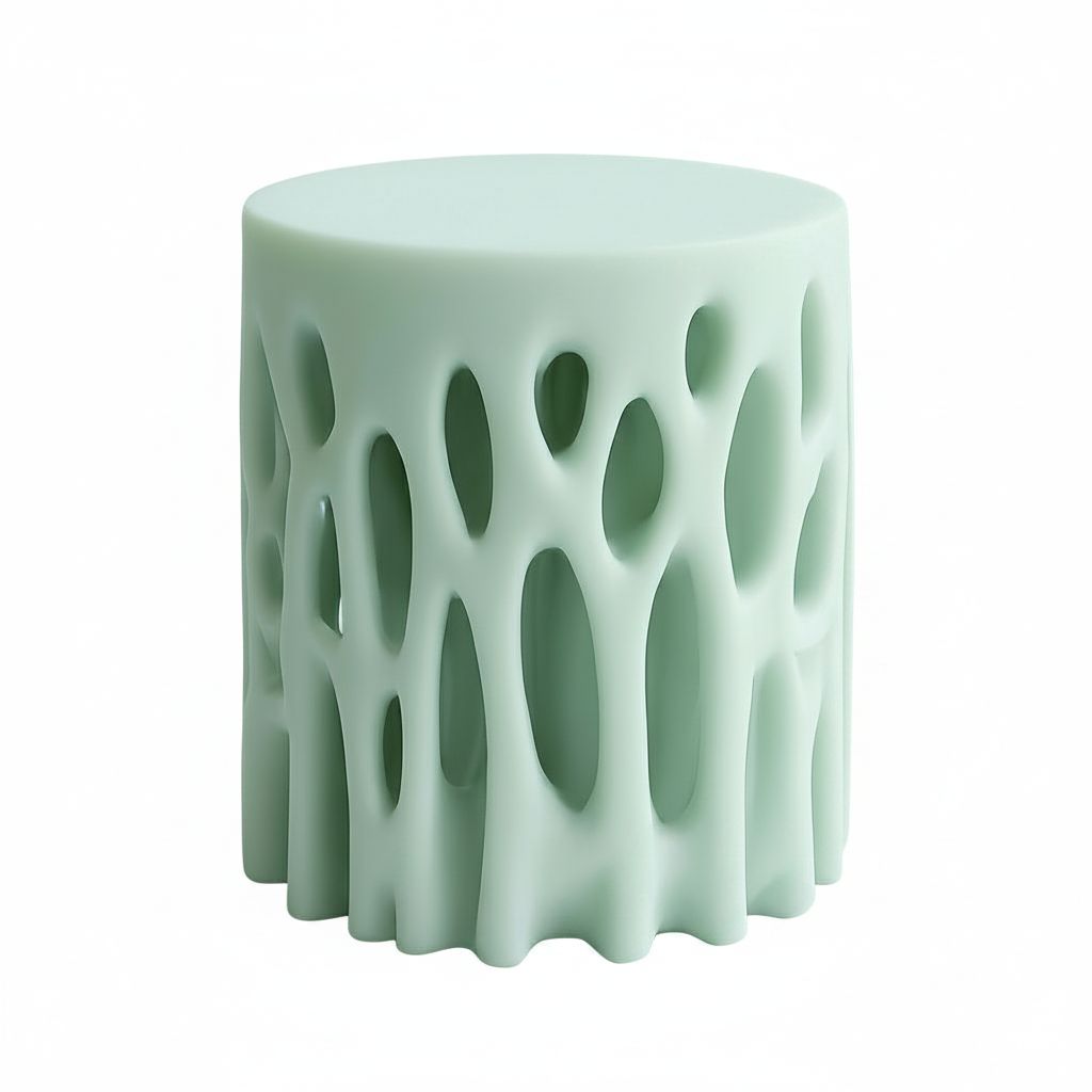 Organic Pattern Stool free 3D printable STL