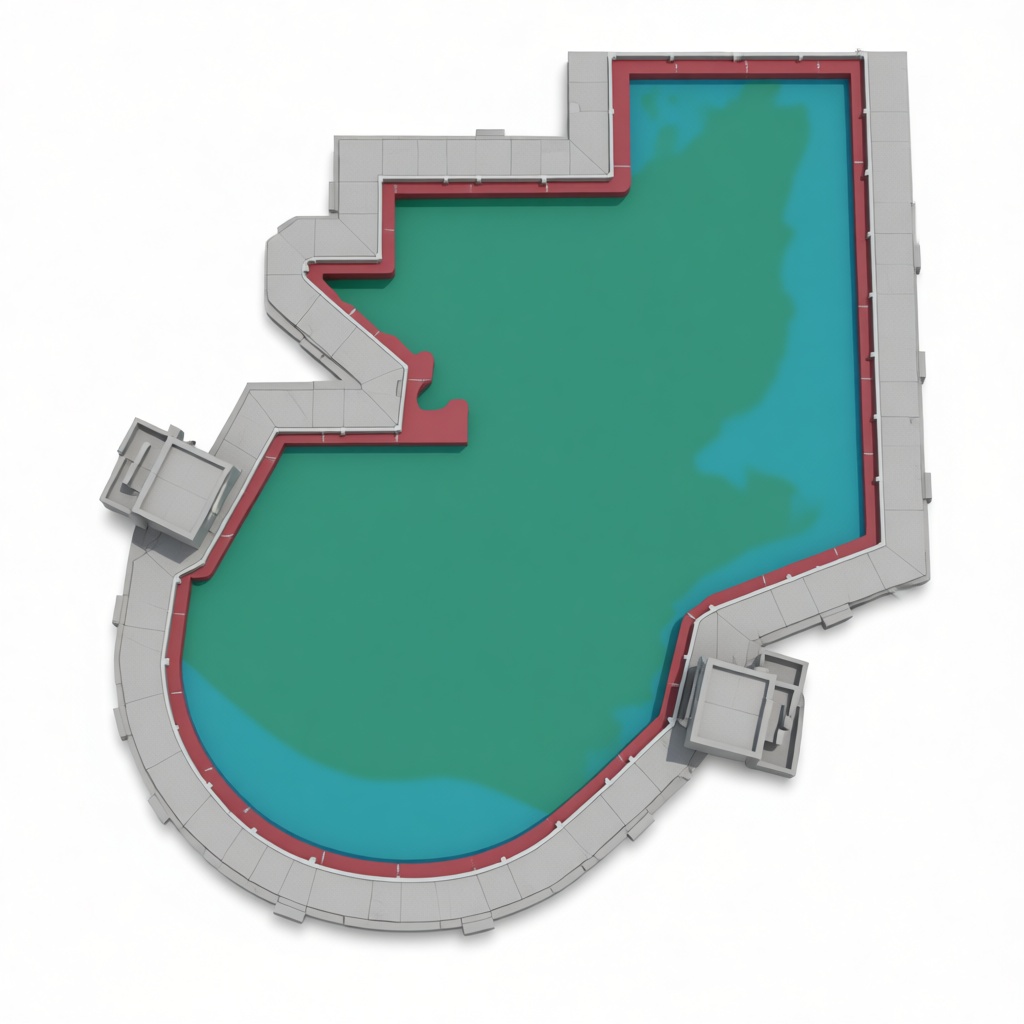 Medieval Castle Wall Section free 3D printable STL