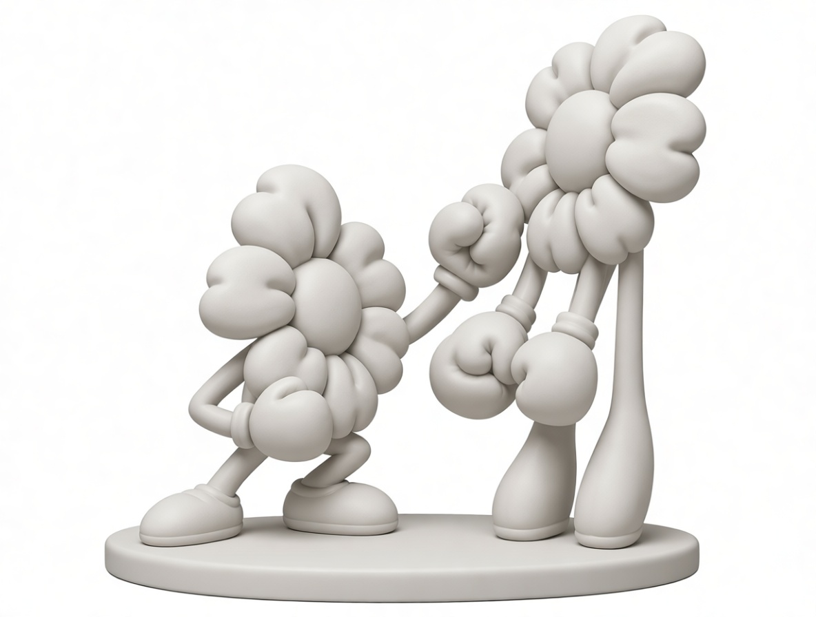 Flower Boxing Figurines free 3D printable STL