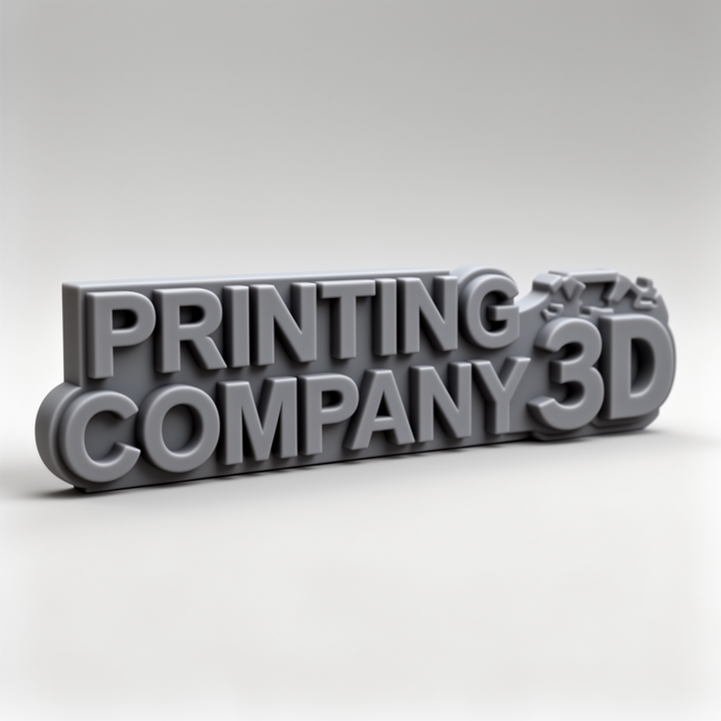 Printing Company Logo Model free 3D printable STL