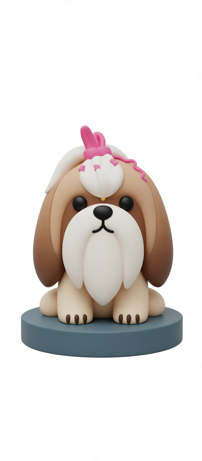 Shih Tzu Dog Figurine - Free 3D Printable STL File