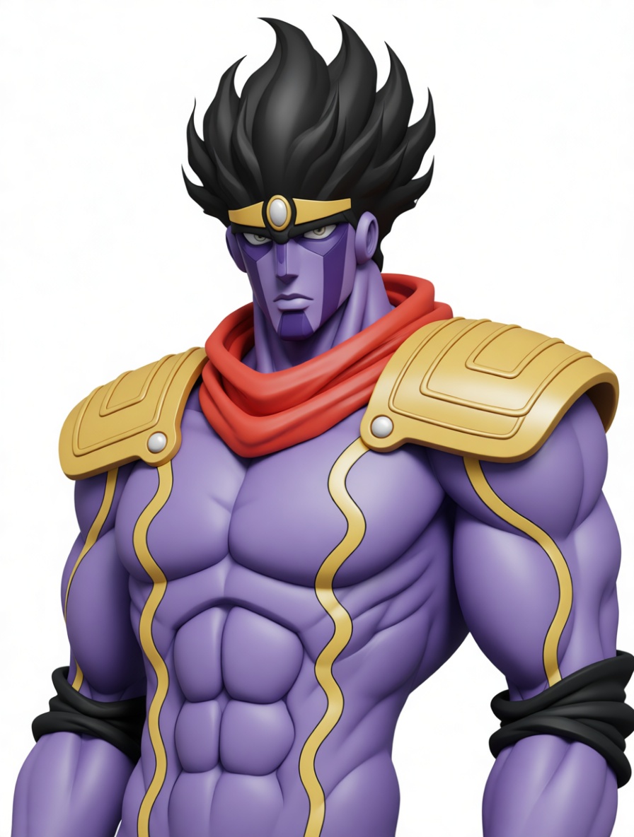 Star Platinum Figurine free 3D printable STL