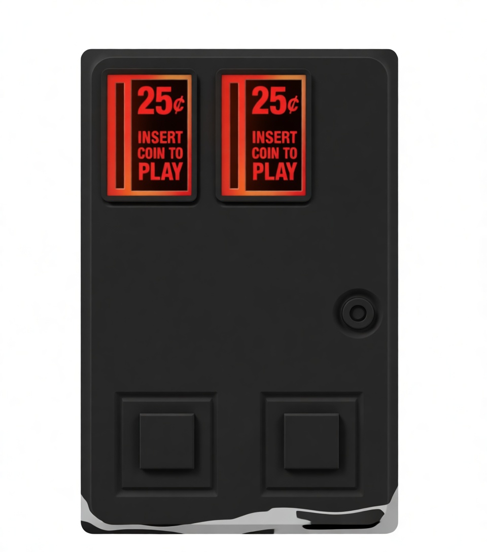 Arcade Game Coin Door Model free 3D printable STL