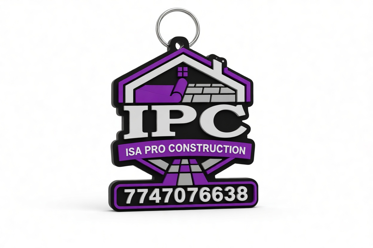 ISA Pro Construction Keychain free 3D printable STL