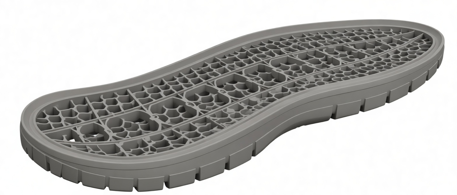 Sneaker Outsole Model - Free 3D Printable STL File