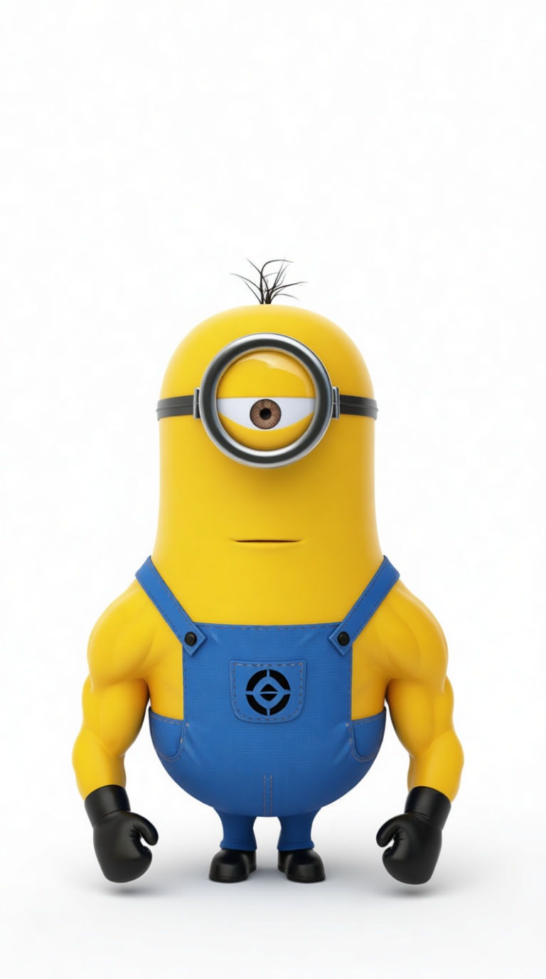 Minion Muscular Figurine free 3D printable STL