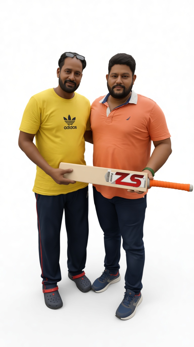 Cricket Bat Holding Figurines free 3D printable STL