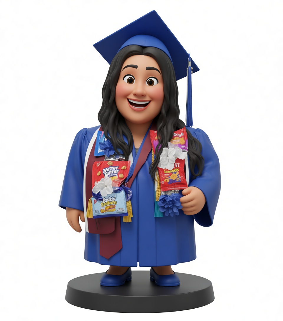 Graduation Student Figurine free 3D printable STL