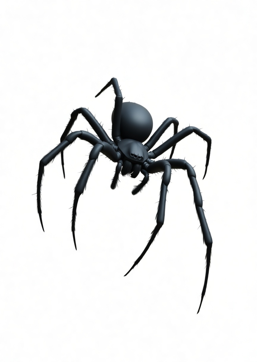 Black Widow Spider Figurine free 3D printable STL