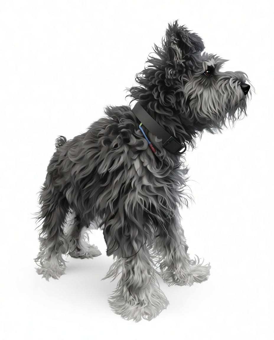 Schnauzer Dog Figurine free 3D printable STL