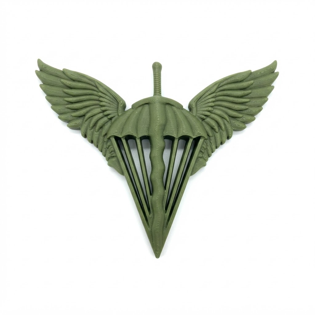 Winged Sword Emblem free 3D printable STL