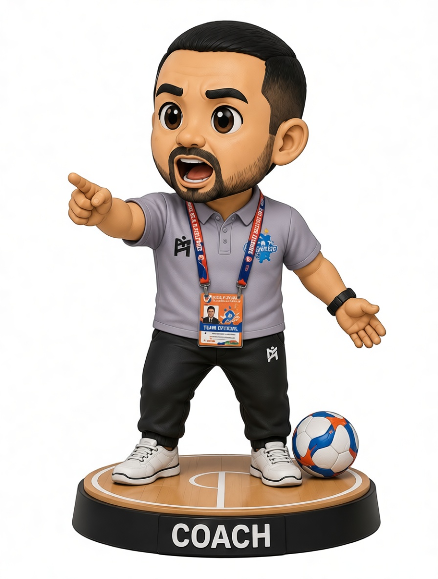 Basketball Coach Figurine free 3D printable STL