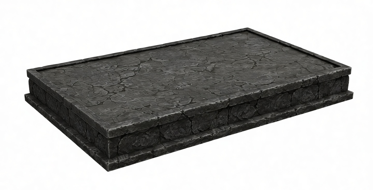 Stone Dungeon Floor Tile free 3D printable STL