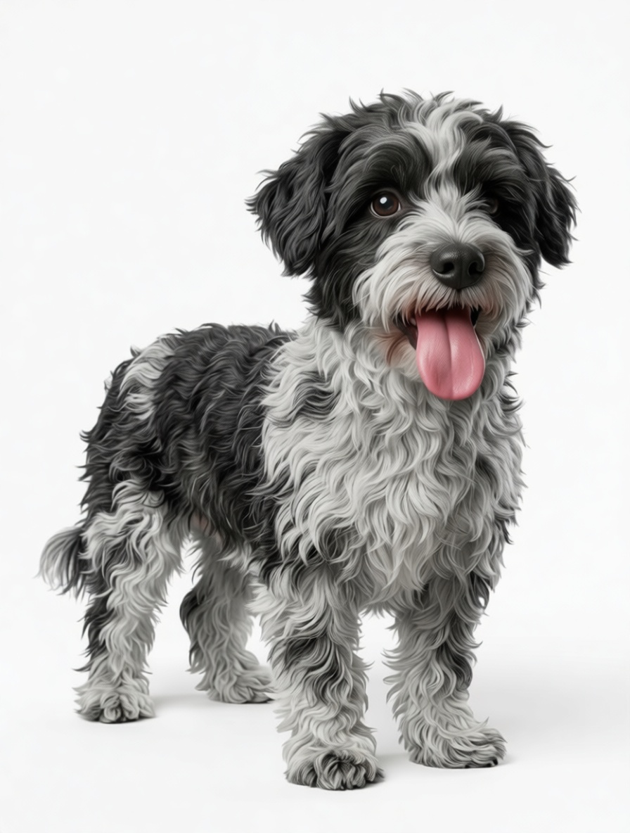 Portuguese Water Dog Figurine free 3D printable STL