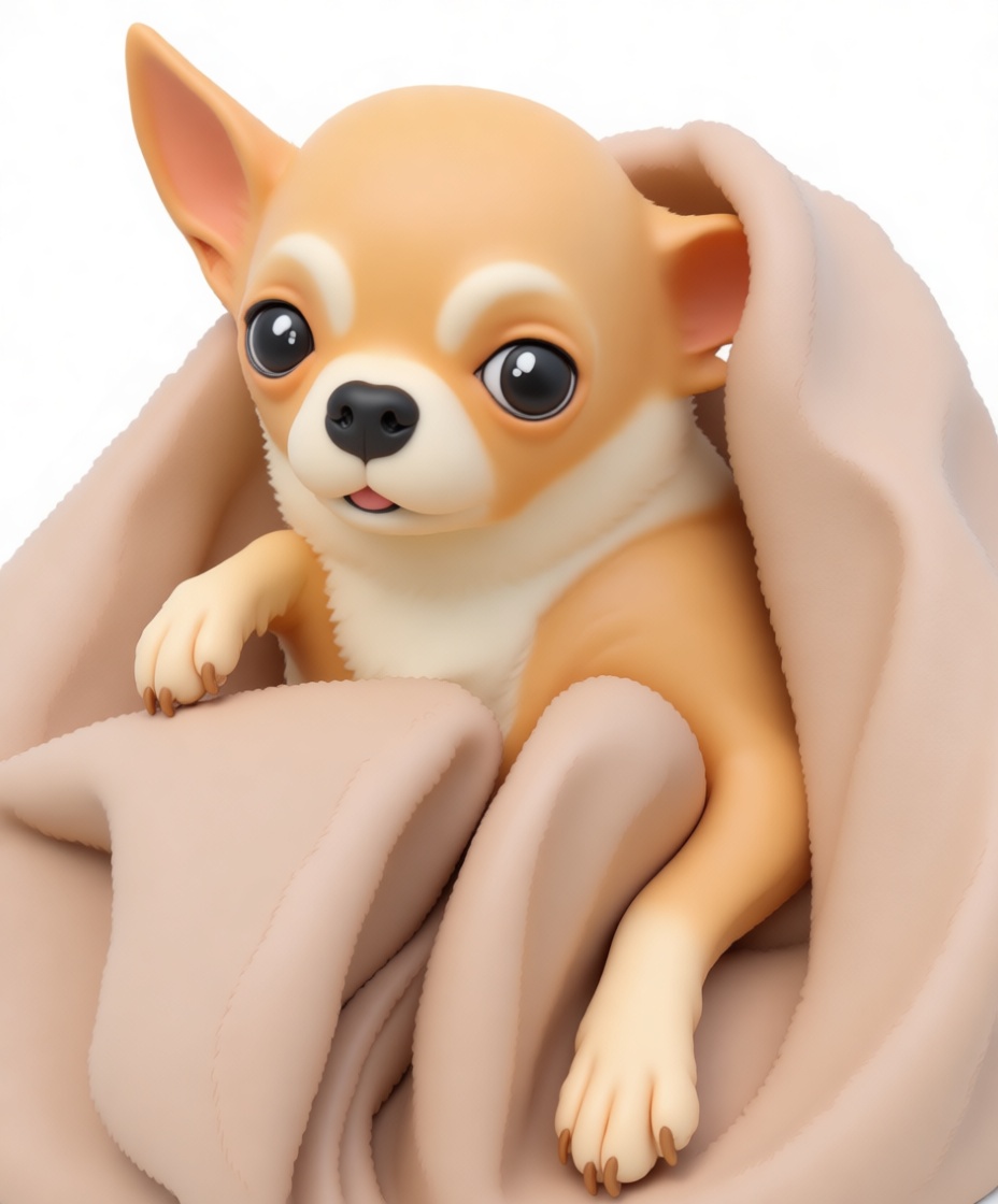 Chihuahua Puppy Figurine free 3D printable STL