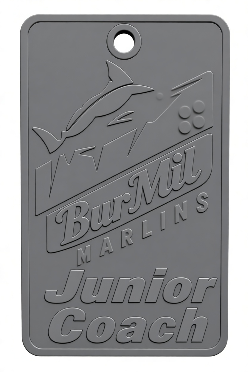 BurMil Marlins Keytag free 3D printable STL